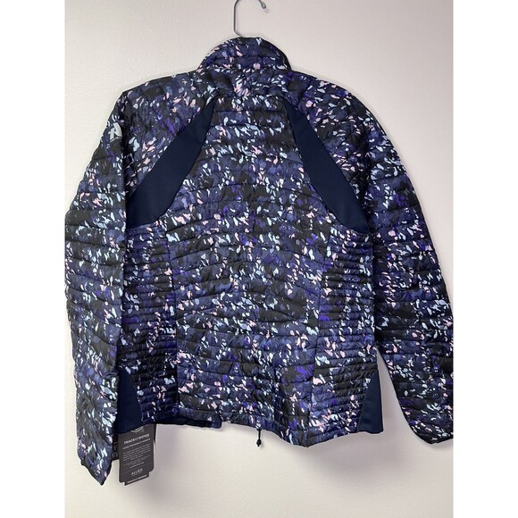 NWT Eddie Bauer Women’s Microtherm Stormdown First Ascent Jacket SM Purple Blue - Picture 6 of 12